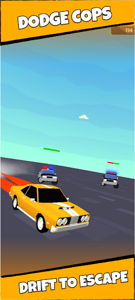 Drift Escape police chase gameplay